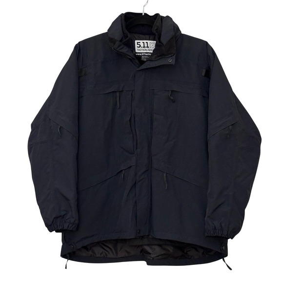 5.11 Tactical Series Other - 5.11 Tactical Mens Jacket 2XL 3 in 1 Parka 48001 Navy Weatherproof Heavy Duty